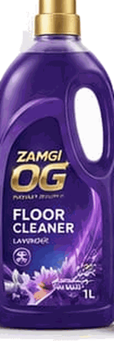 ZAMGI OG Floor Cleaner Lavender, 1L purple bottle with gold cap